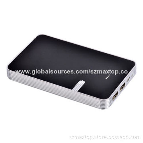 Power bank charger, capacity of 8000mAh, CE, FCC, RoHS